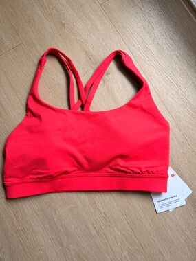 NWT lululemon Women's Energy Bra - Bright Red size 6